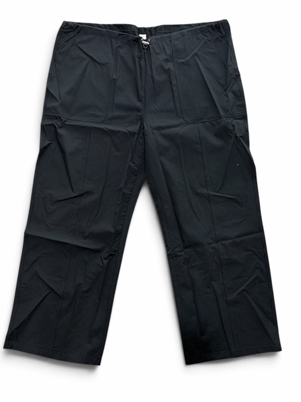 Halara Black Straight-Leg Pants with Utility Pockets and Adjustable Waist XL